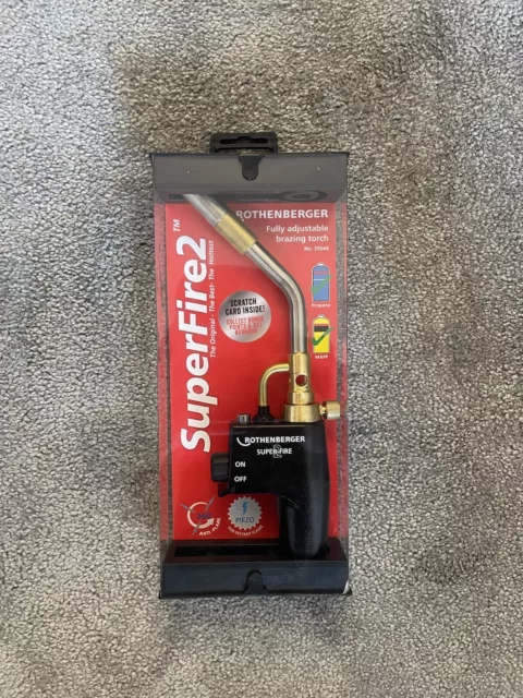 ROTHENBERGER SuperFire2 Fully adjustable Brazing/Blow Torch