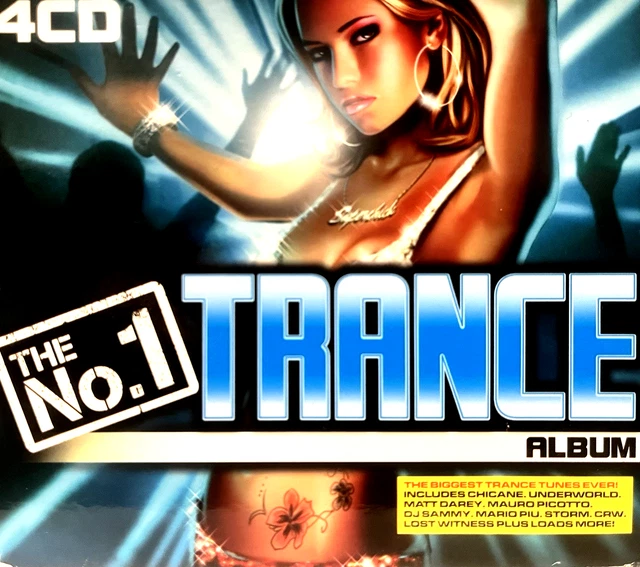 THE NO 1 Hardhouse Album - 4 Cds 60 Unmixed Tracks ! Trance