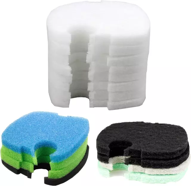 Filter Pads Compatible with SUNSUN HW-304B/404B/704B/3000 CF500 Activated Carbon