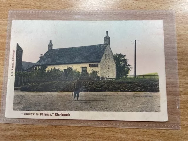 Postcard - Window in Thrums Kirriemuir Angus Scotland