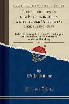 Untersuchungen Aus Dem Physiologischen Institute Der Universitat Heidelberg, 187