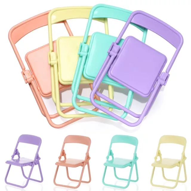 Miniature Chair Folding Chair Dollhouse Accessories Furniture Doll House Decor