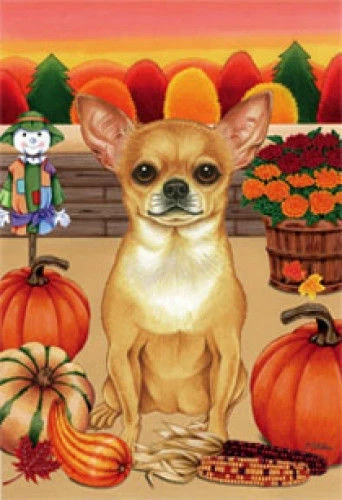 Autumn (TP) Garden Flag - Chihuahua 67046
