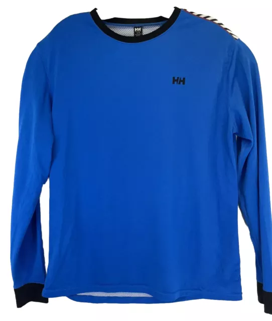 Helly  Hansen Mens XL Blue Wicking L/S Shirt (T37) NW/OT’s