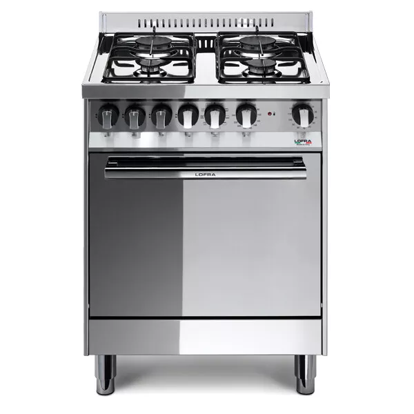 LOFRA M65MF Cucina Maxima con piano in acciaio lucidato ed estetica inox