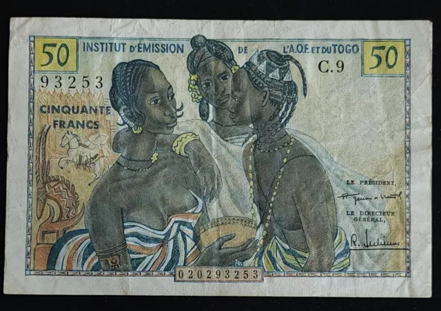 África Occidental Francesa (Togo) - 50 francos (1956) en muy buen estado