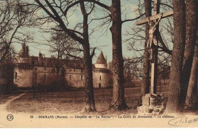 CPA 51 DORMANS Chapelle de la Marne,le Château