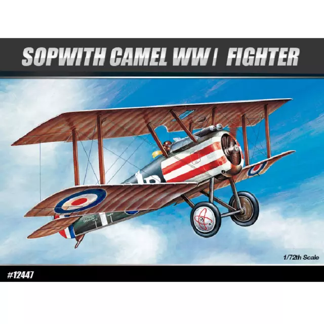 Academy - 1/72 Scale - SOPWITH CAMEL WWI Fighter Plastic Model Kit