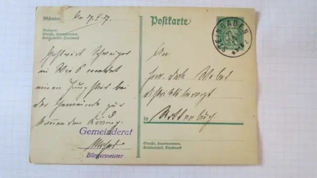 Germania intero stazionario Steingaden 1927 X6,7