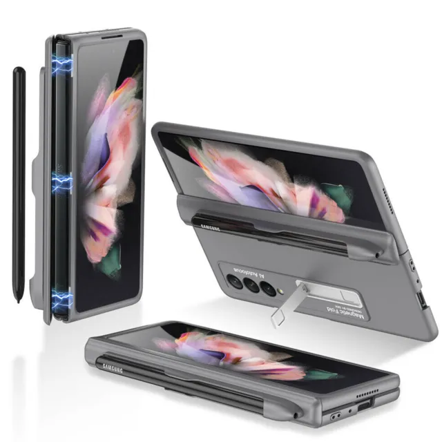 Étui de téléphone de luxe pour Samsung Z Fold 3 5g avec support de téléphone