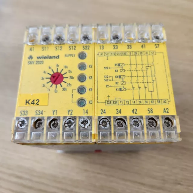 Wieland SNV 2020-17 R1.188.0180.0 Sicherheitsrelais