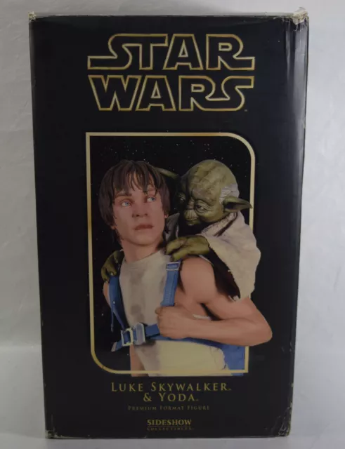 Star Wars Luke Skywalker Yoda Dagobah Statue Sideshow Premium Format LTD 1150