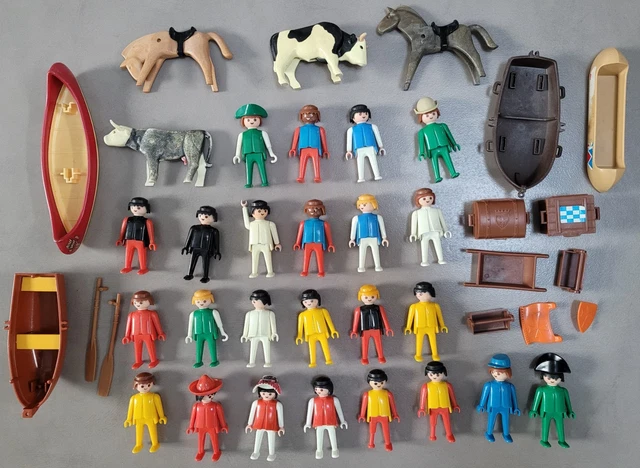 Playmobil - La Banque (R5301) - Comptoir Guichet Gris Et Bleu Avec