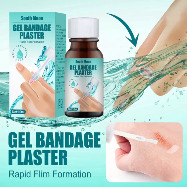 Gel de guérison de la plaie Bandage liquide Imperméable Peau Plâtre liquide