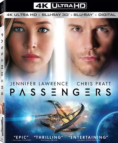 PASSENGERS [NEW BLU-RAY] Ac-3/Dolby Digital, Dolby, Dubbed