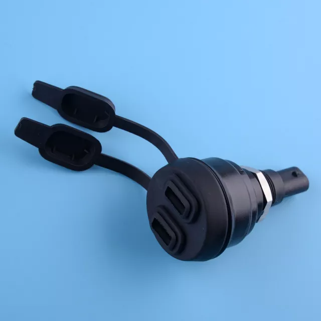 Dual USB Charger Power Adapter Kit fit for BMW R1200GS R1250GS F850GS DIN Socket