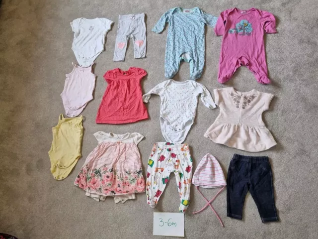 Baby Girl Clothes Bundle 3-6 Months Mothercare, Next, Disney, H&M, F&F