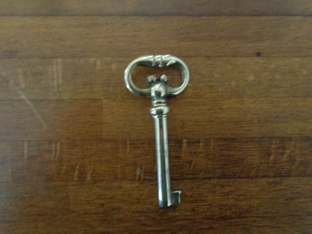 Serrure Ancienne En Laiton Pour Tiroir Ou Armoire – Avec 1 Clé – Déco Vintage