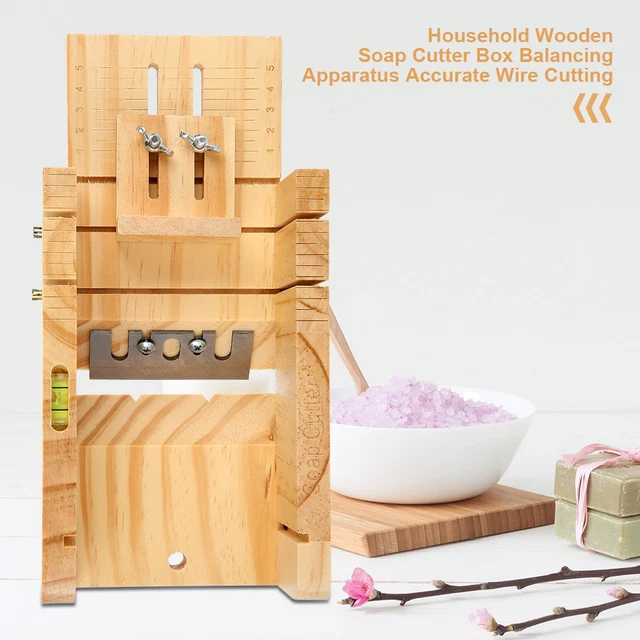 Multi-function Loaf Soap Cutter Wooden Candle Wax Cutting Tools Slicer Cutter Multi-function Loaf Soap Cutter Wooden Candle Wax Cutting Tools Slicer Cutter