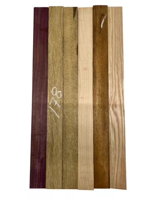 6 Pack, Multispecies Thin stock lumbers-Board Blocks 23 "x2"x3/4" #178