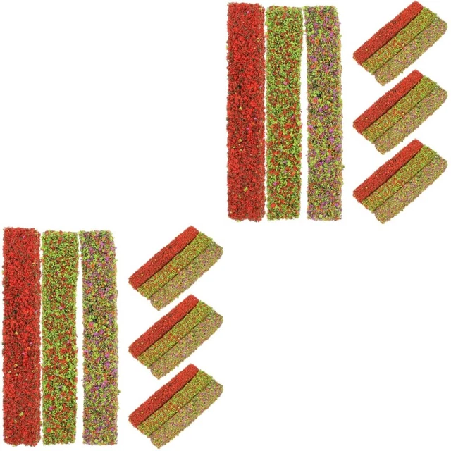 30 PCS Arbuste Simulé Miniature Décorations De La Jungle Végétation