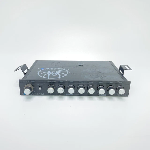SOUNDSTREAM MPQ-7XO 1/2 DIN 7-Band Car Stereo Equalizer Parametric EQ Crossover