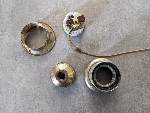 HOMSFOU 3pièces Douille De Lampe Rétro Aluminium E Design Vintage