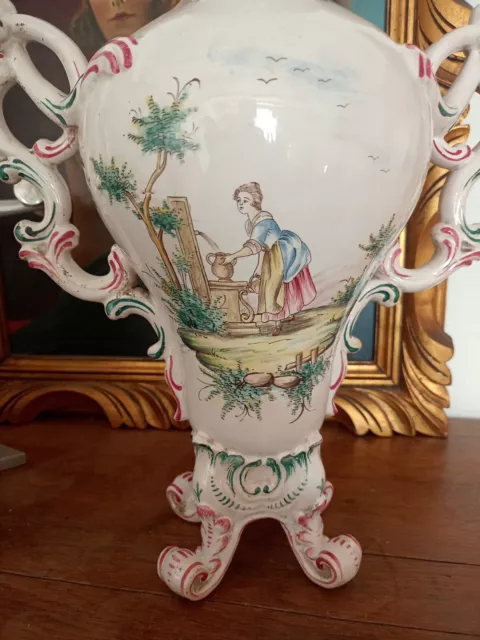 rare Vase Couvert La Veuve Perrin Marseille XVIII-ème SIECLE