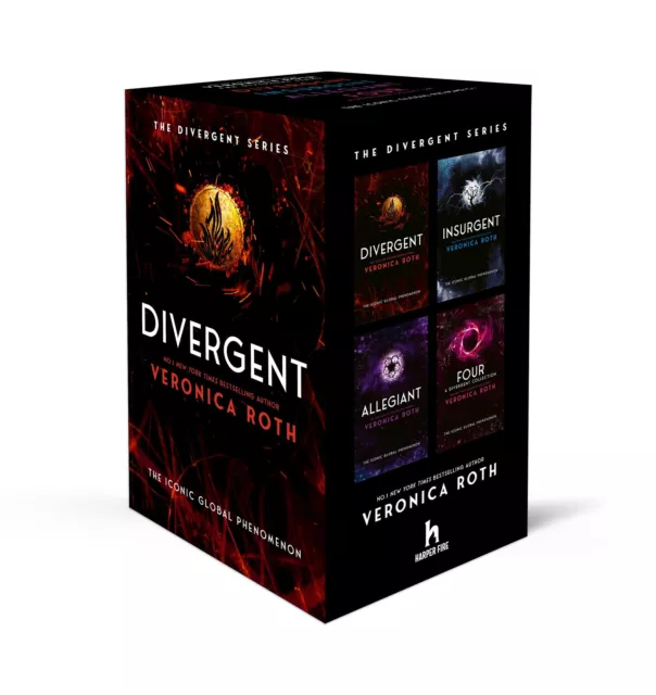 Divergent Series Box Set (Books 1-4) by Roth, Veronica, NEW Book, FREE & FAST De