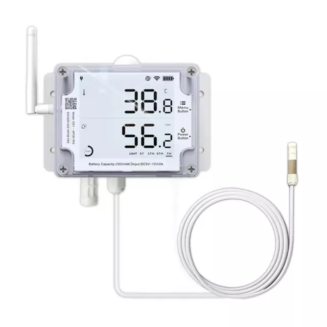 UbiBot GS1-AETH1RS Temperature Humidity Sensor Monitor Data Logger TH30S-B Probe