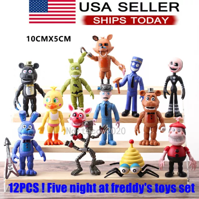 12pcs NEW Five Nights at Freddy's Action Figure Christmas Kid Gift Toys US STOCK