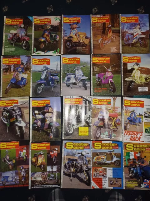 Scooter Scene Magazines - First 20 Issues - Nov 1986 To June 1988