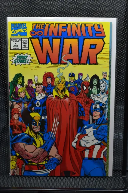 The Infinity War #1 Marvel Comics 1992 Starlin & Lim Thanos Magus Warlock 9.4