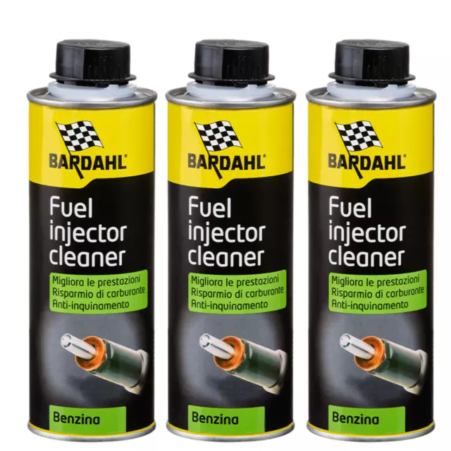 BARDAHL Set 3X 300ML Fuel Injector Cleaner Zusatzstoff Sauberkeit Einspritzdüsen