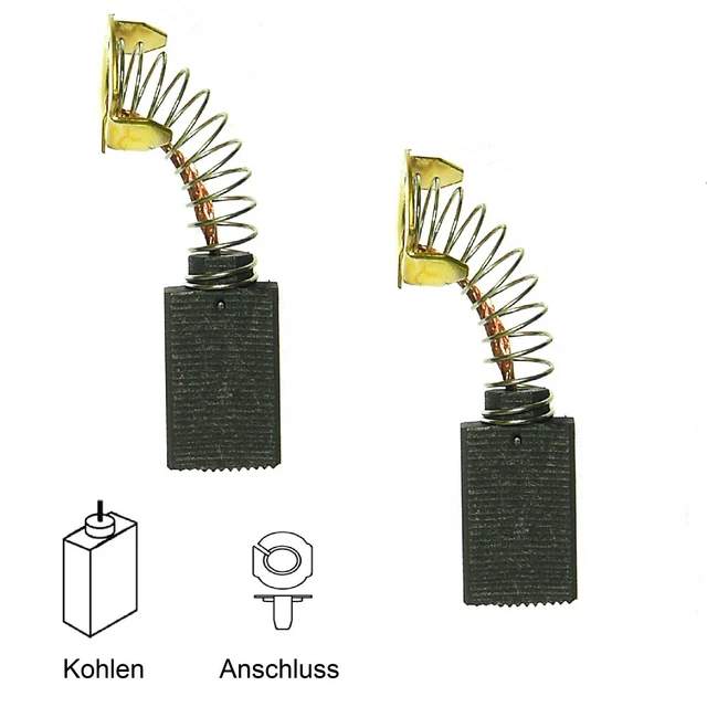 Lot De 2 Balais De Charbon Pour Güde GRK 250/500, 250/300, 210/300 – Vhbw