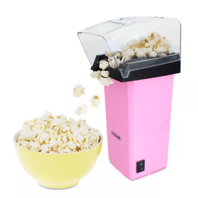 Voche® Pink Electric Home Hot Air Popcorn Maker Popper Pop Corn Making Machine