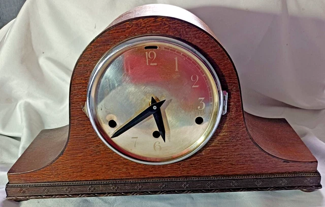 DECO - 1930S Napolean Hat clock converted to a quartz movement nice ...