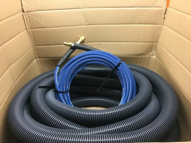 15m Extension Vacum & Solution Hose COMPLETE Ninja Prochem Steam Pro Galaxy 38mm