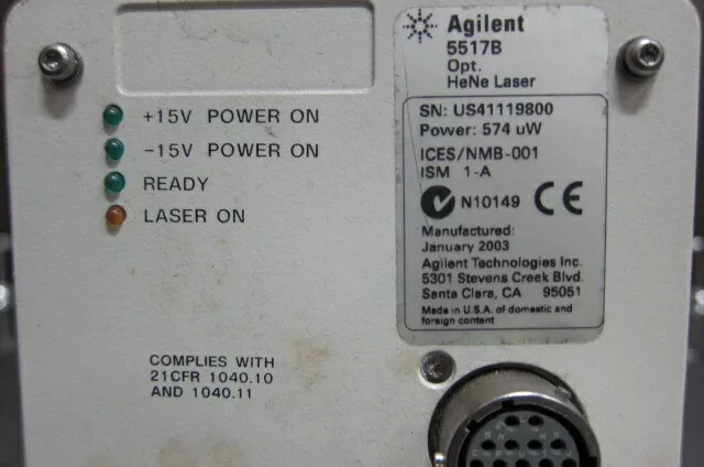 Agilent/HP 5517B Laser Head, 574 uW 2