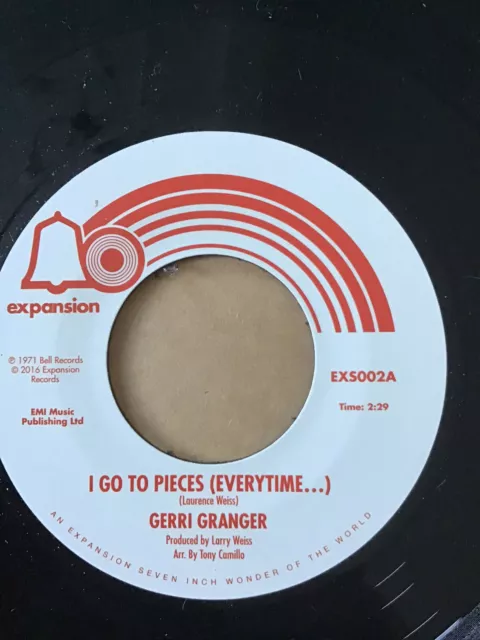 Gerri Granger - I Go To Pieces ( Everytime….) / I Can’t Take It Like A Man - Min