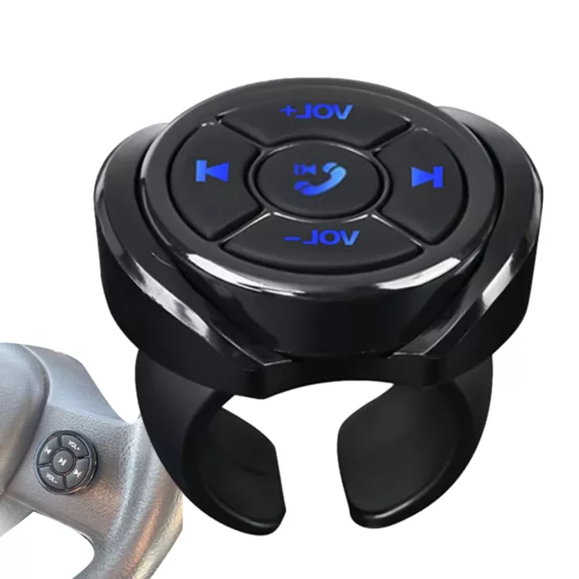 Wireless Media Button Remote Controller Car Motorcycle Steering Wheel MP3 Play