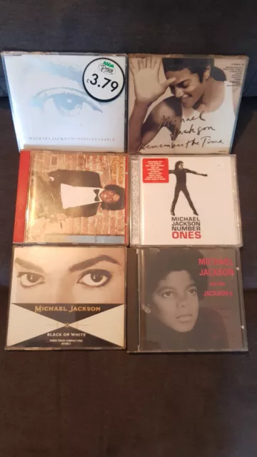 Michael  Jackson Jackson 5 CD Job Lot Bundle of 6 Singles and Albums See Images