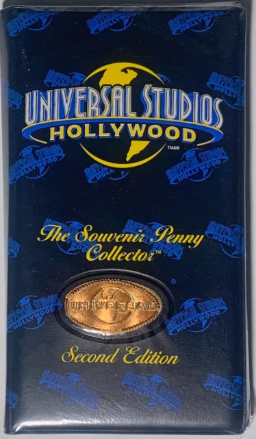 UNIVERSAL STUDIOS Hollywood Souvenir Penny Collector's Book Second Edition 1999