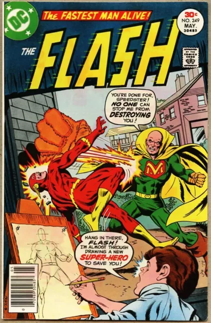 Flash #249-1977 fn+ 6.5 Rich Buckler / Master Villain Irv Novick