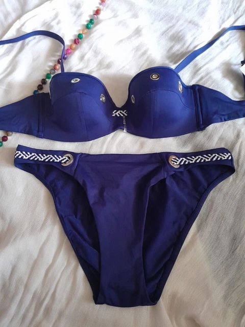 LISE CHARMEL MAILLOT De Bain Deux Pièces. Soutien-gorge Avec Bonnets