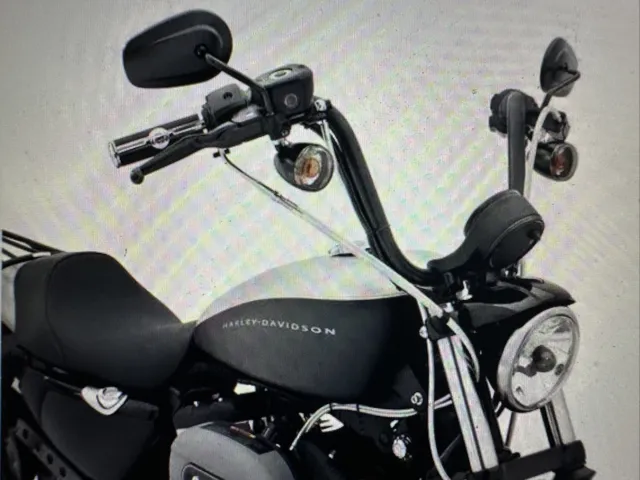 Harley Davidson Softail Sportster Mini Ape Lenker Hanger schwarz, auch für E-Gas