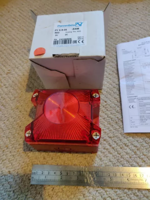 Xenon, Flashing Beacon PY X-S-05 Series, Red, 24 V dc