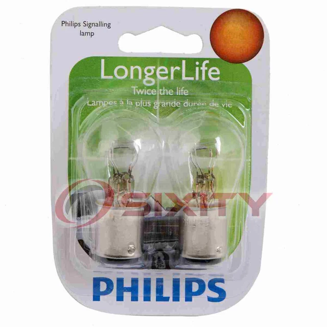 Philips 1157LLB2 Long Life Tail Light Bulb for 23337 30184 BP1157LL jw