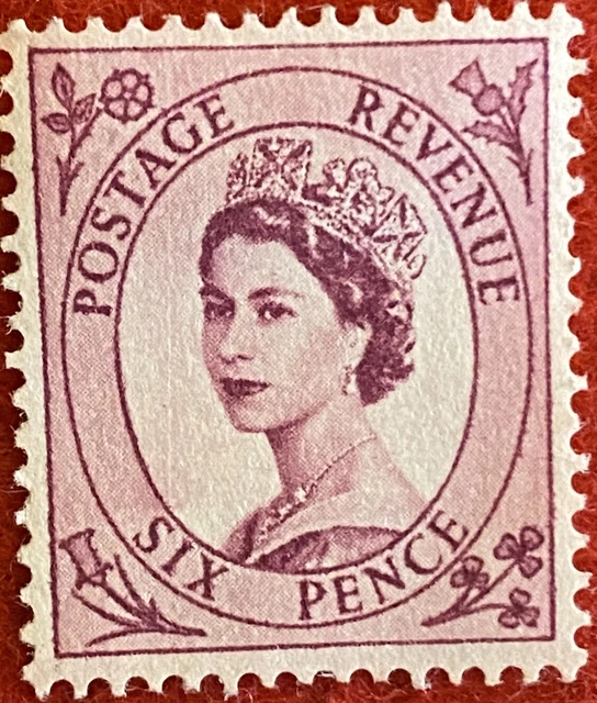 GB DEFINITIVE ERROR Stamps X2 2d and 6d Doctor Blade Flaws MNH £14.00