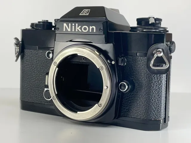 [Apps Near Mint] Nikon Nikomat EL2 35mm SLR Film Camera Body Black from JAPAN